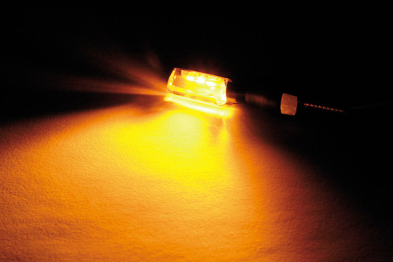 SHIN YO Spark LED Blinker Schwarz/Transluzent E-Geprüft (Paar) SHIN YO Spark LED Blinker Schwarz/Transluzent E-Geprüft (Paar)