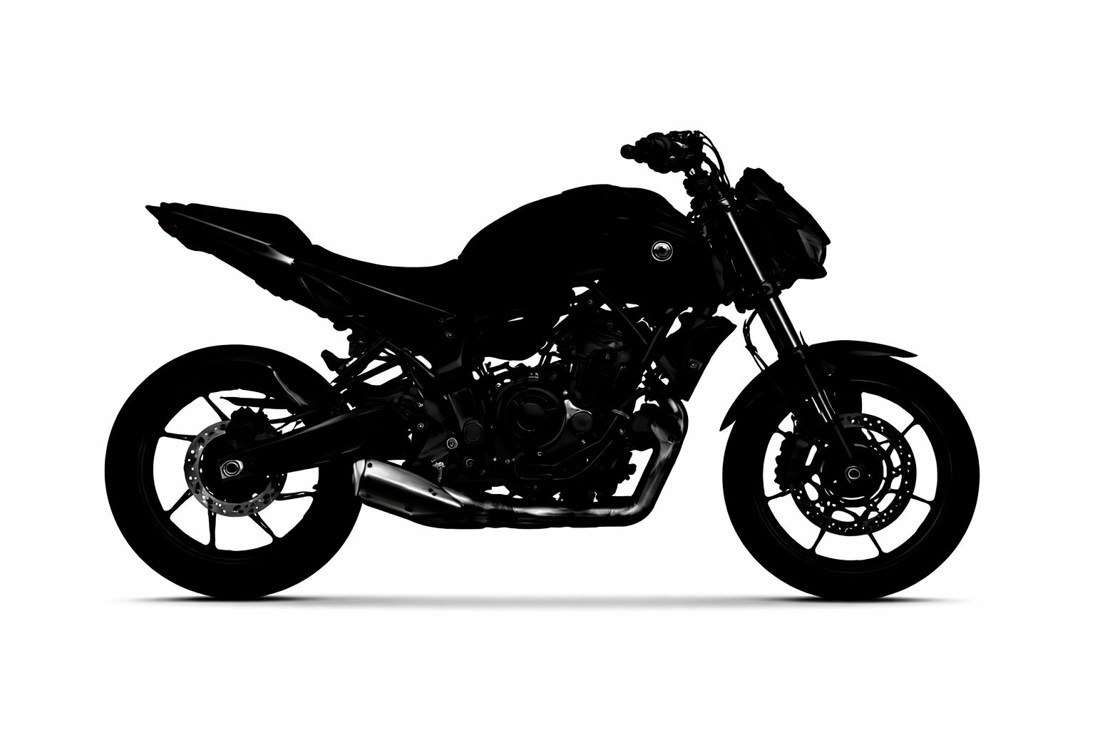 Abnehmbarer Kennzeichenhalter für Yamaha MT-07