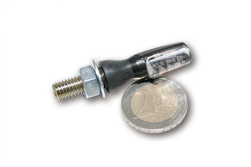 SHIN YO Spark LED Blinker Schwarz/Transluzent E-Geprüft (Paar)