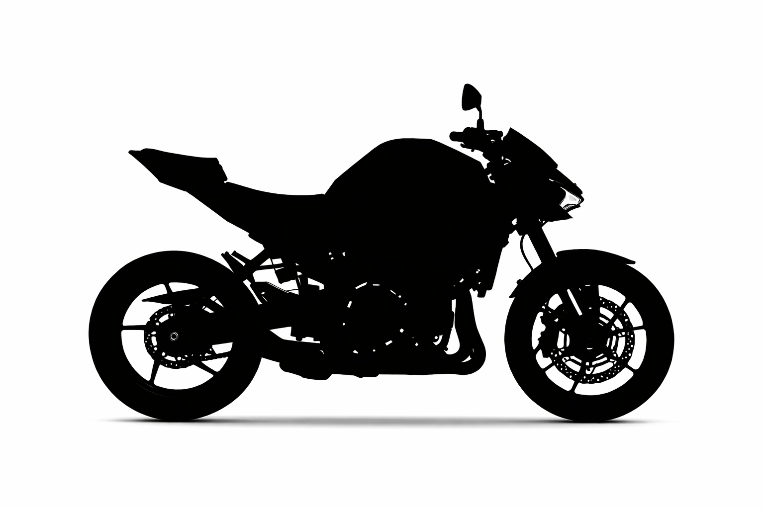 Abnehmbarer Kennzeichenhalter für Kawasaki Z900