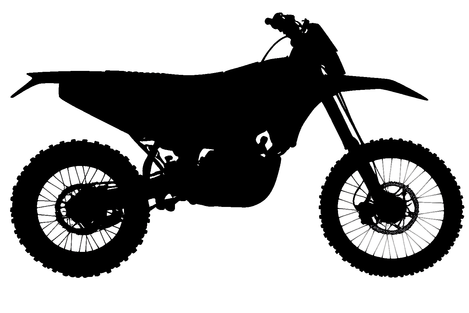 Abnehmbarer Kennzeichenhalter für Fantic XE /XEF /XMF