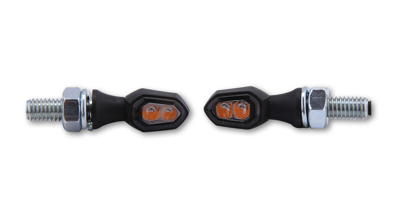 SHIN YO Crumb LED Blinker Schwarz/Getönt E-Geprüft (Paar) SHIN YO Crumb LED Blinker Schwarz/Getönt E-Geprüft (Paar)