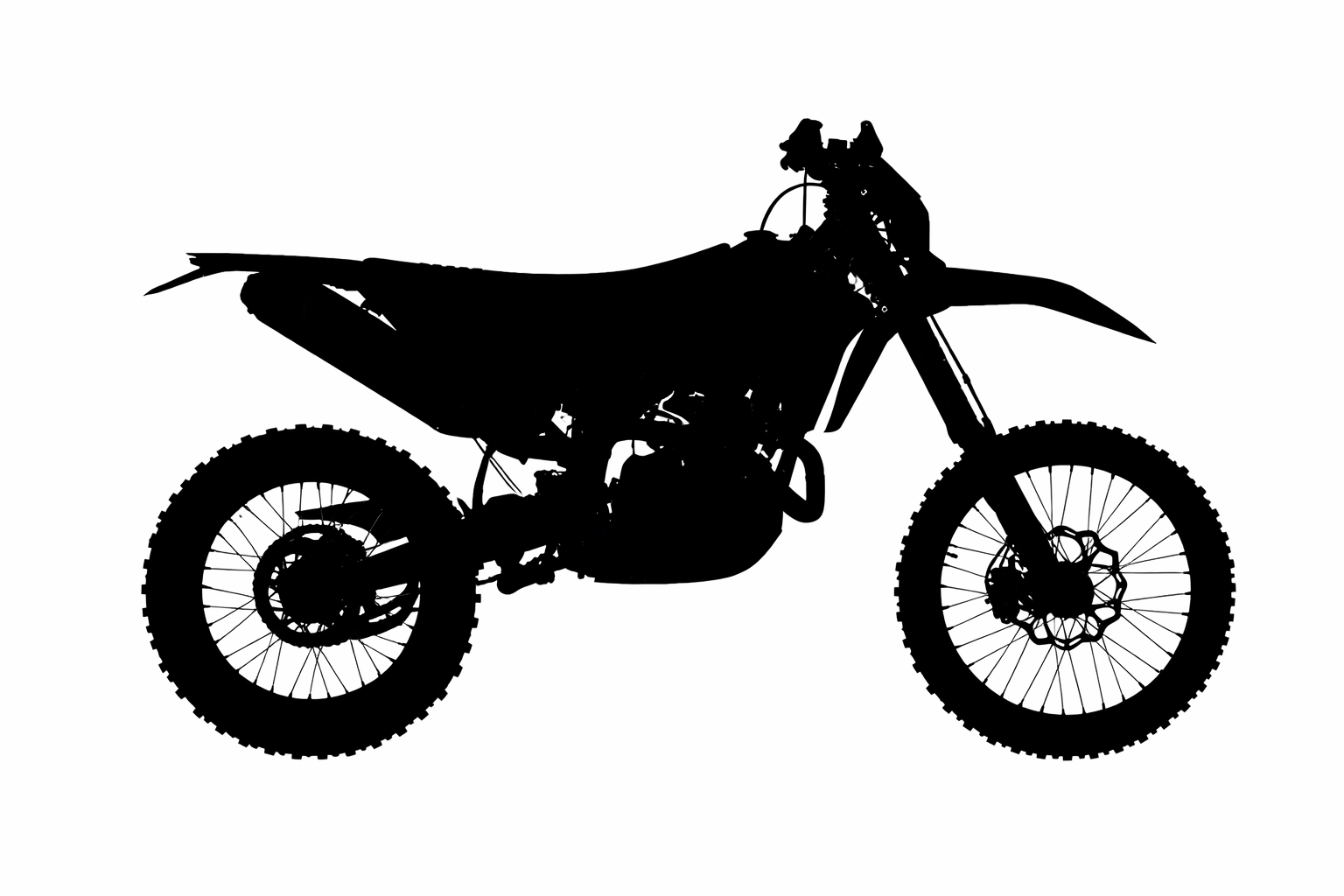 Abnehmbarer Kennzeichenhalter für Sherco SE /SEF